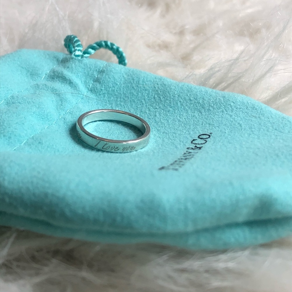 Tiffany Sterling silver “I Love You” ring